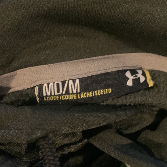 Under Armour Storm1 Pullover Hoodie Medium grey/green Long Sleeve Loose fit - Picture 4 of 6